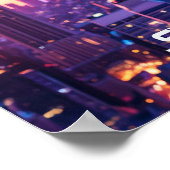 Poster Étoiles Et Rayures Zebra Zanzibar (Coin)