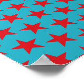 Poster Étoiles Motif 13 (Coin)