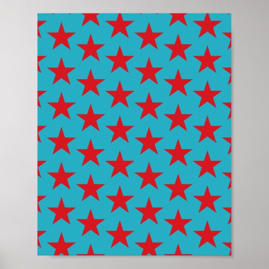 Poster Étoiles Motif 13 (Devant)