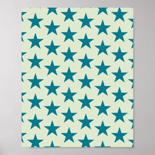 Poster Étoiles Motif 6 (Devant)