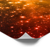 Poster Étoiles Orange (Coin)