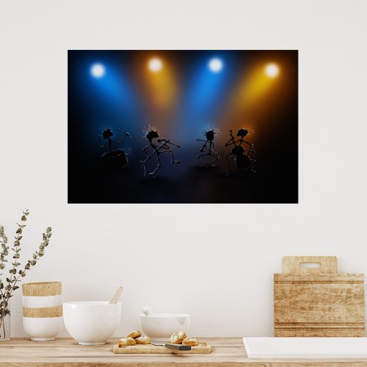 Poster étoiles rock (Cuisine)