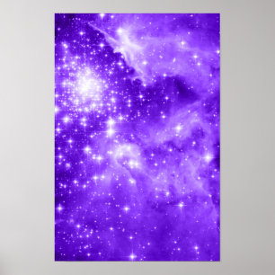 Poster Étoiles violettes
