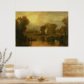 Poster Eton College de la rivière, ou The Thames at (Cuisine)