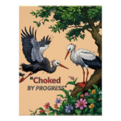 Poster Étouffé par le progrès (Devant)