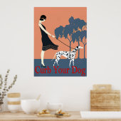 Poster Étouffer le signe de votre chien, (Cuisine)