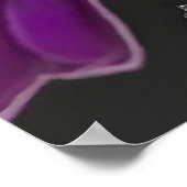 Poster Étourneau à dos violet (Coin)