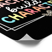 Poster Étrange Enseignants Construire Caractère Leopard R (Coin)