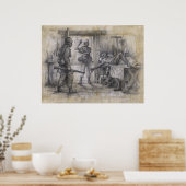 Poster Étrange événement sur le Rhin (Cuisine)