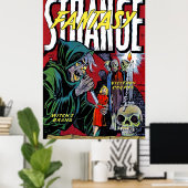 Poster Étrange Imaginaire La Sorcière effrayante Bande de (Bureau à domicile)