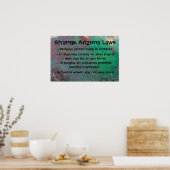 Poster Étrange loi de l'Arizona (Cuisine)