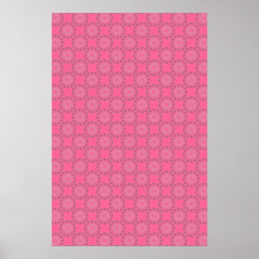 Poster Étrange Motif spiral (Devant)