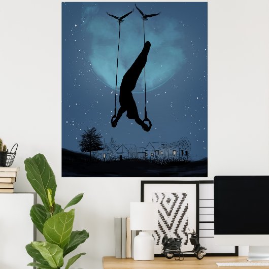 Poster Étrange nuit (Bureau à domicile)