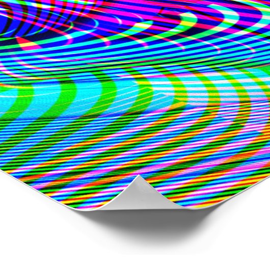 Poster Étrange rêve spectacle de lumière psychédélique (Coin)