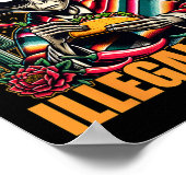 Poster Étranger illégal Funny Cinco De Mayo Western Ufo D (Coin)