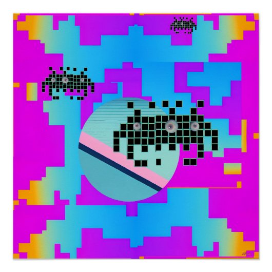 Poster Étranges Zingers de l'espace (Devant)