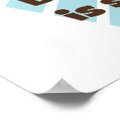 Poster Etre 80 est Sweet Birthday T-shirts et cadeaux (Coin)