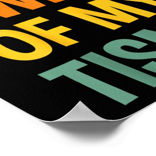 Poster Être À L'Abri De Ma Sensibilisation sur l'autisme (Coin)