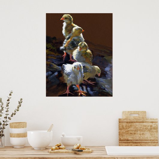 Poster Être adorable (Cuisine)