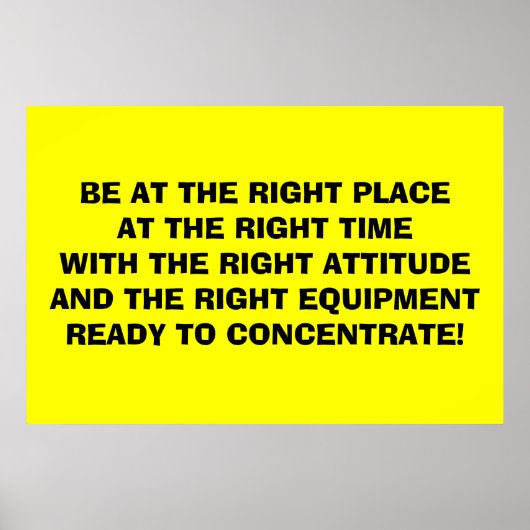 Poster Être "Attitudes" (Devant)