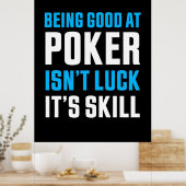 Poster Être Bon Au Poker (Cuisine)