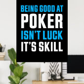 Poster Être Bon Au Poker (Bureau à domicile)