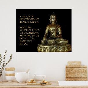 Poster Être comme quelqu'un est plus important que d'avoi