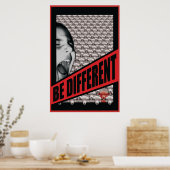 Poster Être différent (Cuisine)