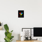 Poster être différent Puzzle de sensibilisation à l'autis (Bureau à domicile)