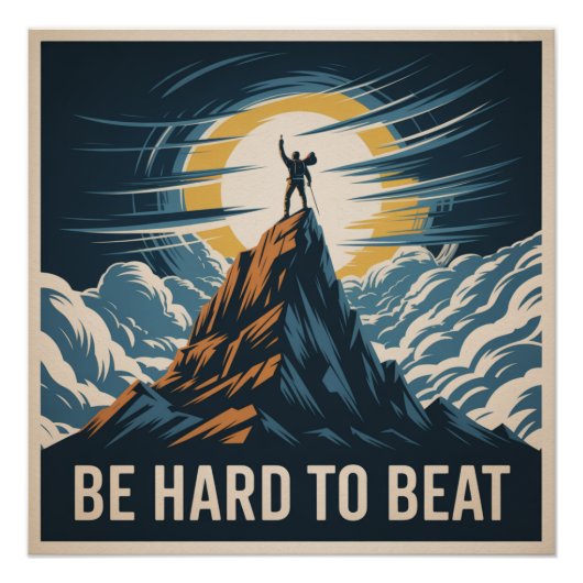 Poster Être dur à battre (Devant)