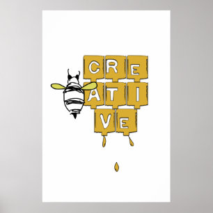 Poster Être (e) créatif