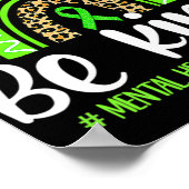 Poster Être en forme Sensibilisation à la santé mentale L (Coin)