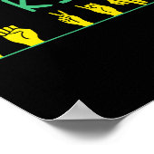 Poster Être en forme Sensibilisation à l'intimidation Lan (Coin)