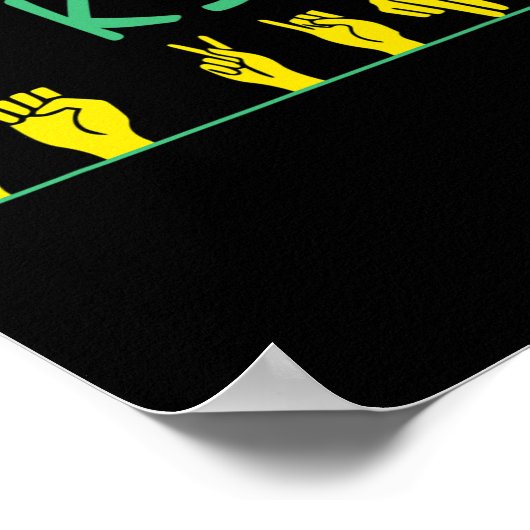 Poster Être en forme Sensibilisation à l'intimidation Lan (Coin)