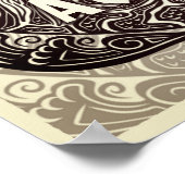 Poster Être génial - Citation de déclaration positive (Coin)