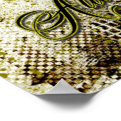 Poster Être génial Urbain Grunge Deck (Coin)