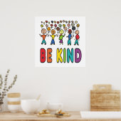 Poster Être gentil (Cuisine)