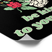 Poster ÊTRE GENTIL À VOTRE ESPRIT conscience de la santé  (Coin)