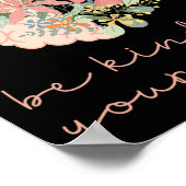 Poster Être gentil avec votre esprit, la santé mentale, l (Coin)