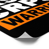 Poster Être gentil envers un RSD SPRC Guerrier RSD Sensib (Coin)