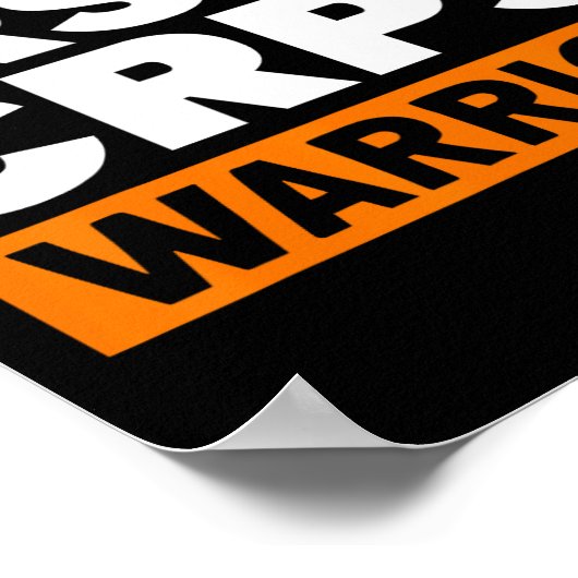 Poster Être gentil envers un RSD SPRC Guerrier RSD Sensib (Coin)