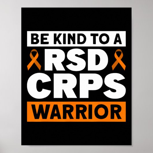 Poster Être gentil envers un RSD SPRC Guerrier RSD Sensib (Devant)