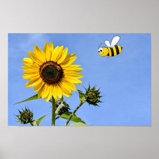 Poster Être Heureux. (Devant)