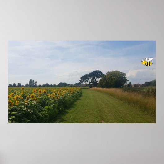 Poster Être Heureux. (Devant)
