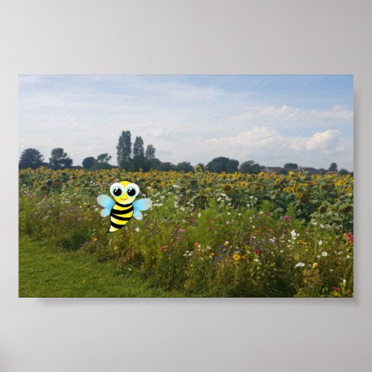 Poster Être Heureux. (Devant)