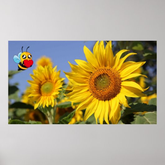 Poster Être Heureux. (Devant)