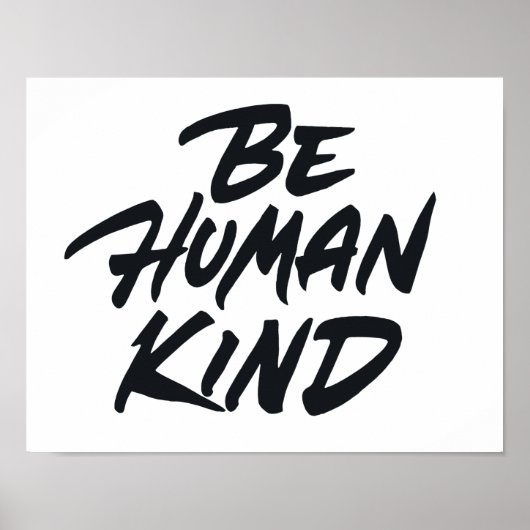 Poster Être humain (Devant)