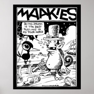 Poster Être ivre Est L'Affiche De Meilleur Sentiment