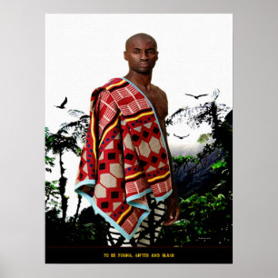 Poster Être jeune, doué et noir
