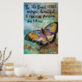 Poster Être le papillon défectueux (Cuisine)